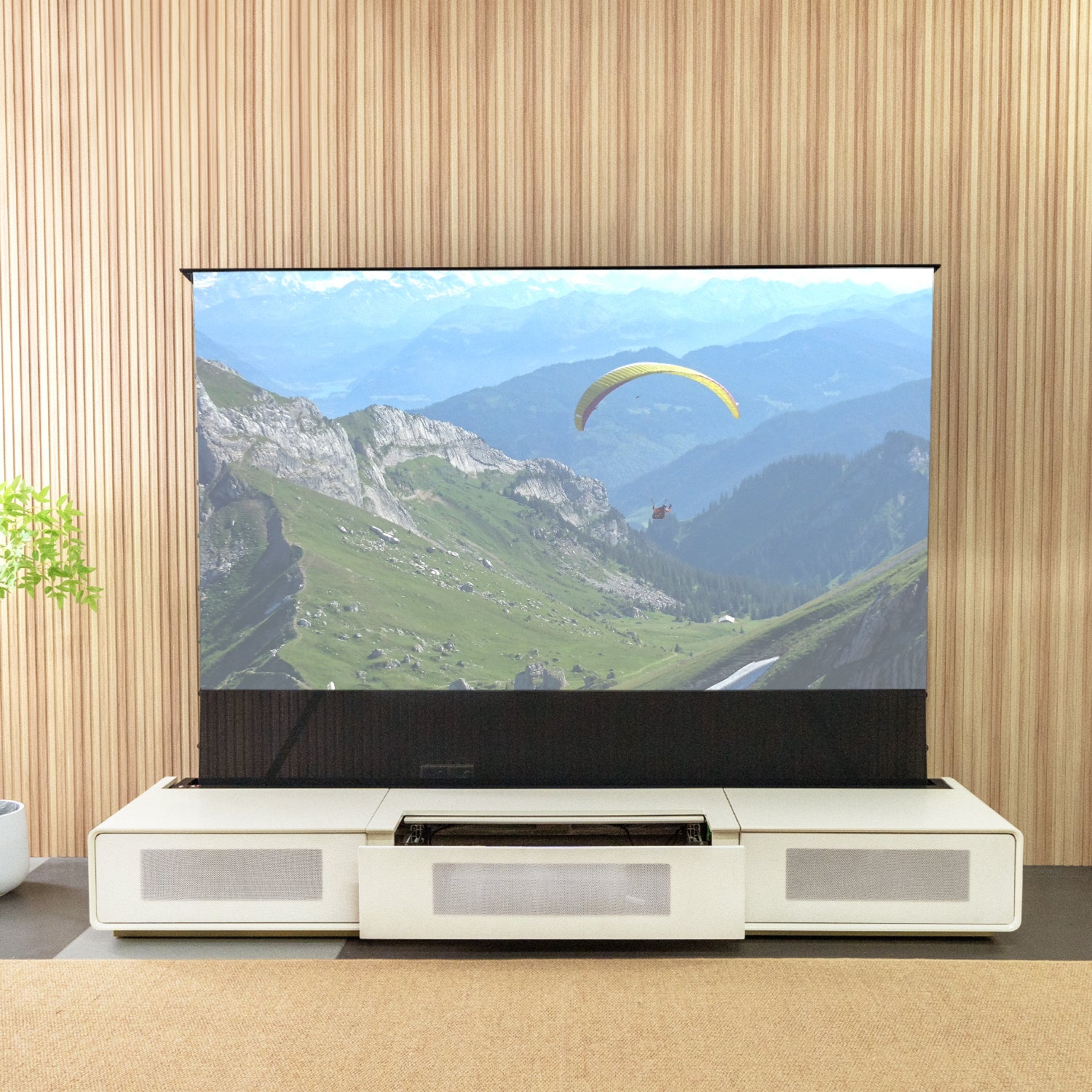 Shore ROLATV Rollable Laser Matte TV Cabinet（customize，Please contact us）